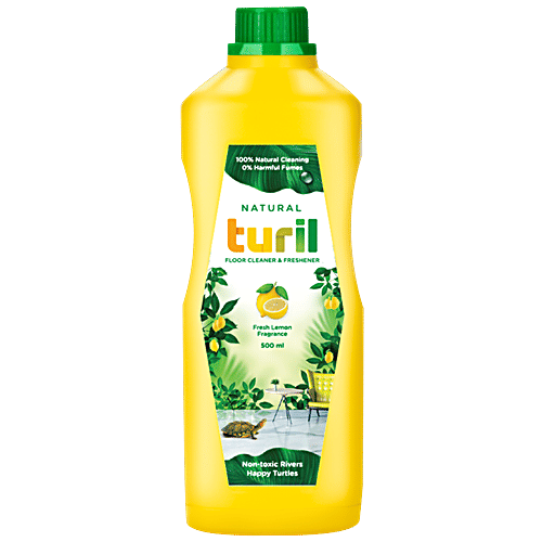 Turil Natural Floor Cleaner & Freshner, 500 ml Fresh Lemon