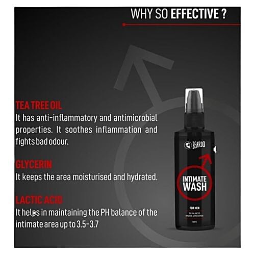 Beardo Intimate Wash, 100 ml  