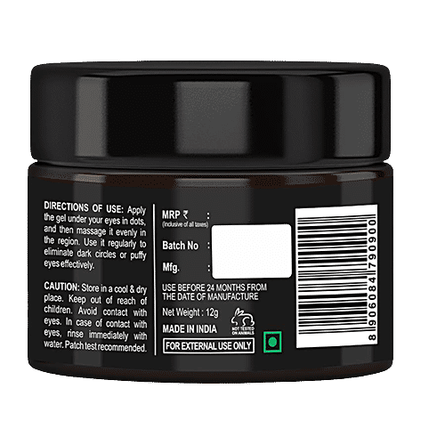 Beardo Under Eye Gel For Men, 12 g  