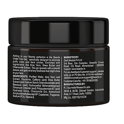 Beardo Under Eye Gel For Men, 12 g  