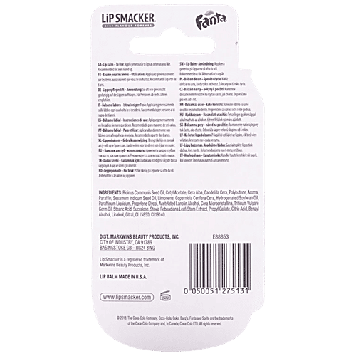Lip Smacker Fanta Balm Orange Lip Balm, 4 g
