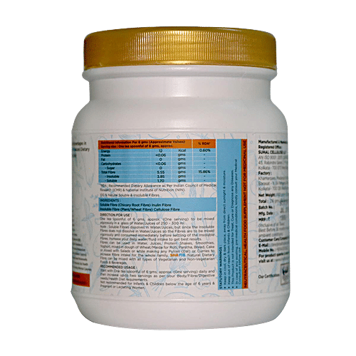 SHAFIB Natural Dietary Fibre, 216 g Jar 
