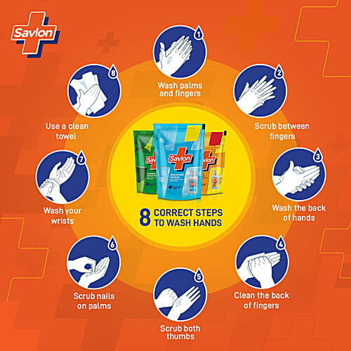 Savlon Herbal Sensitive pH Balanced Liquid Handwash - Refill Pouch, 175 ml  