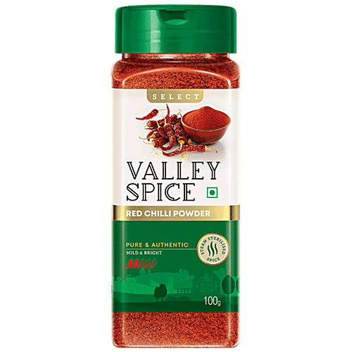 Buy Valley Spice Select Red Chilli Powder, Mild & Bright Online at