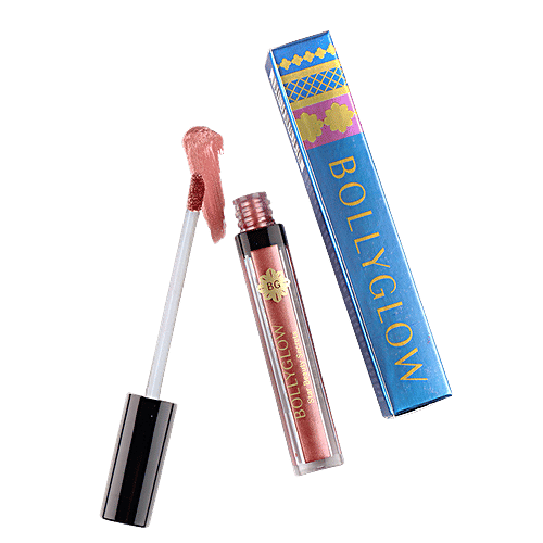Bollyglow Metallic Waterproof Liquid Lipstick, 3.8 ml Goan Sunset 