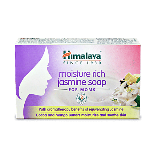 Himalaya Moisture Rich Jasmine Soap - For Moms, 125 g
