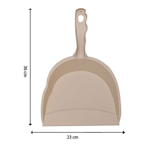 DP Dustpan With Brush And Wiper Combo - Beige, 3 pcs  
