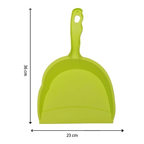 DP Dustpan With Brush & Wiper Combo - Green, 3 pcs  