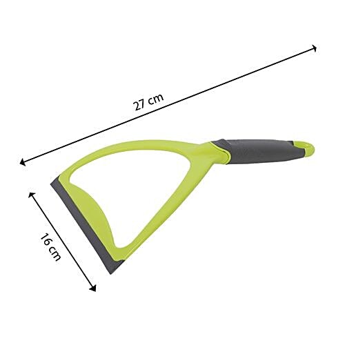 DP Dustpan With Brush & Wiper Combo - Green, 3 pcs  