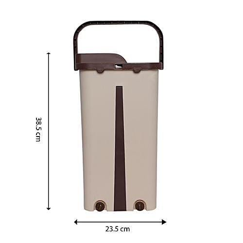 DP Cleaning Mop With Bucket - Plastic Brown, BB1413, 1 pc  