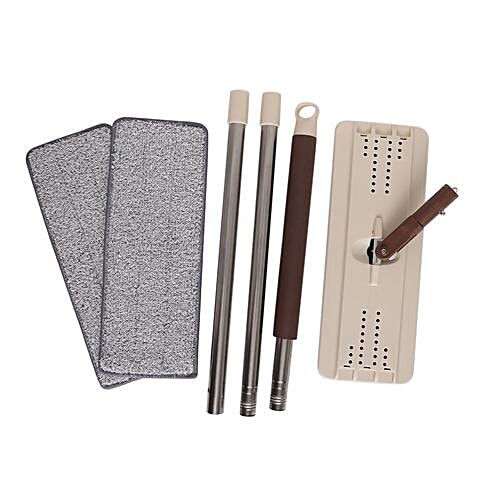 DP Cleaning Mop With Bucket - Plastic Brown, BB1413, 1 pc  