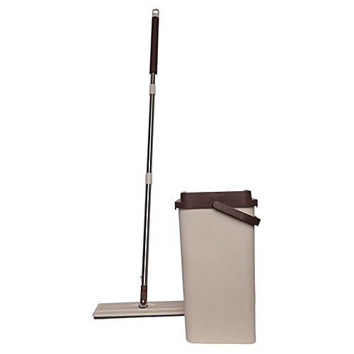 DP Cleaning Mop With Bucket - Plastic Brown, BB1413, 1 pc  