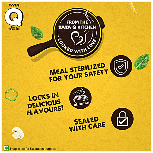 TATA Q Ready To Eat Hot & Spicy Schezwan Noodles With Veggies - High Quality Ingredients, 290 g Quick Quisine