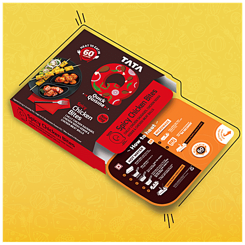 TATA Q Heat To Eat - Spicy Chicken Bites, 180 g  Quick Quisine