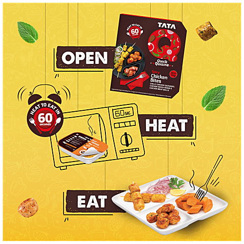 TATA Q Heat To Eat - Spicy Chicken Bites, 180 g  Quick Quisine