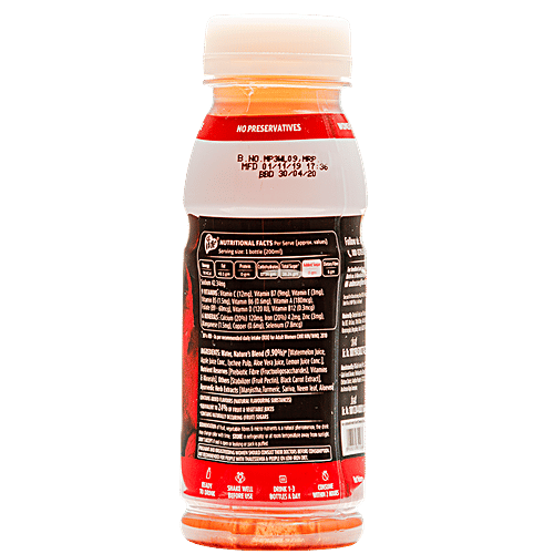 &Me Skin Women's Health Drink - Watermelon & Rose, 200 ml Pet Bottle 