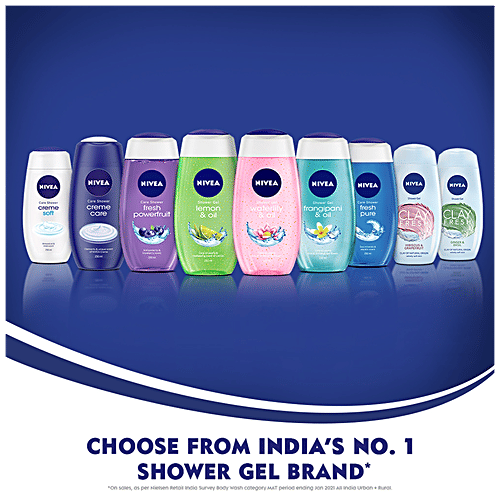 Nivea Body Wash Gel - Frangipani & Oil Shower, 125 ml  