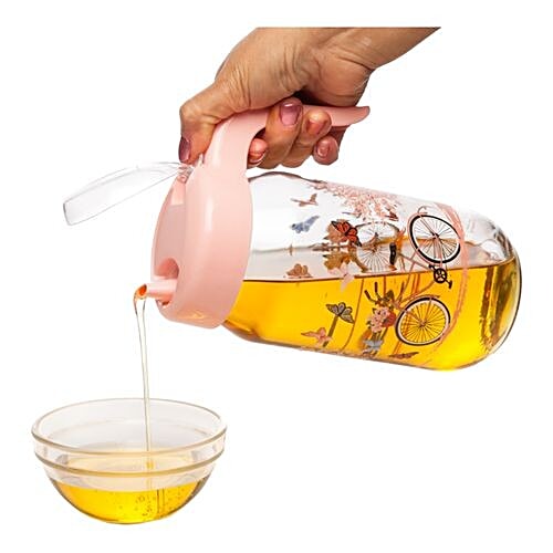 Signoraware Glass Oil Dispenser - Transparent, 5401, 660 ml  