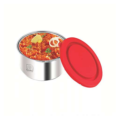 NanoNine Lunch Box/Tiffin Stainless Steel - Small Plus, Brunch, 1 pc Leakproof