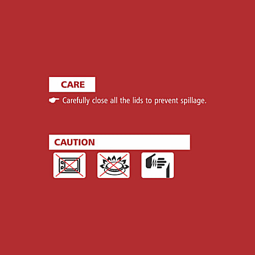 NanoNine Lunch Box/Tiffin Stainless Steel - Small Plus, Brunch, 1 pc Leakproof