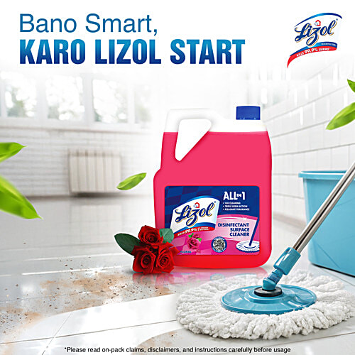 Lizol Disinfectant Surface Cleaner - Floral, 5 L