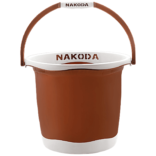 Nakoda Pixel Plastic Designer Bucket - Assorted Colour, 25 L  