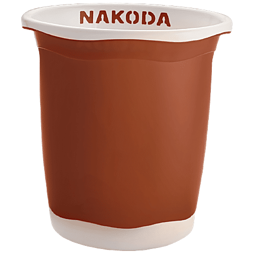 Nakoda Pixel Open Plastic Dustbin / Garbage Bin - Assorted Colour, 8 L  