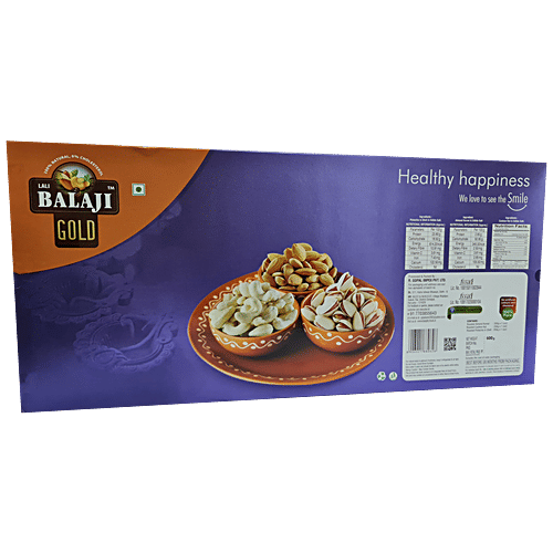 Balaji Healthy Happiness Gift Pack, 600 g  Pure, No Artificial Colours