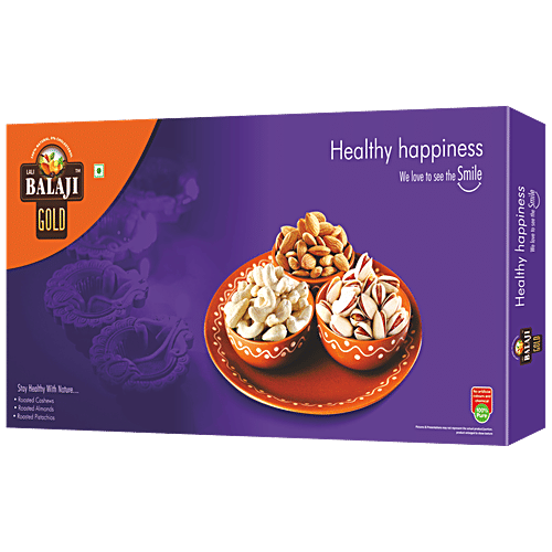 Balaji Healthy Happiness Gift Pack, 600 g  Pure, No Artificial Colours