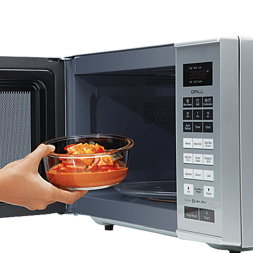 Borosil Borosilicate Glass Lunch Box / Tiffin Box Round - Blue, 620 ml  Microwaveable