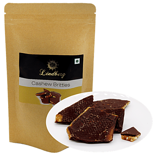 Lindberg Cashew Brittle - With Jaggery, 75 g  