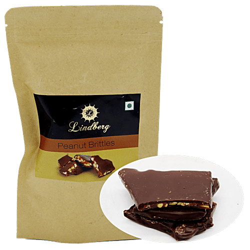 Lindberg Peanut Brittle - With Jaggery, 75 g  Zero Trans Fat