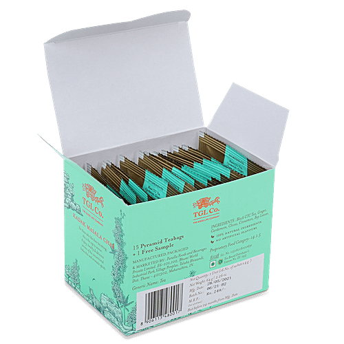 Buy TGL Co. Kadak Masala Chai Tea Bag Online at Best Price of Rs 194.22