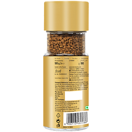 TGL Co. Morning Motivation Instant Coffee, 100 g Bottle