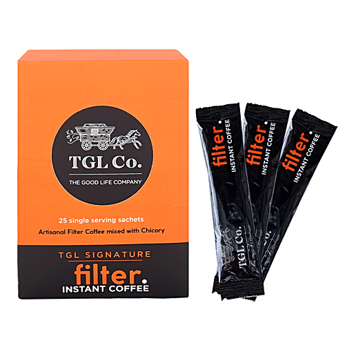 Buy TGL Co. Signature Filter Instant Coffee Powder Stick Sachets Online