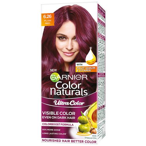 Buy Garnier Color Naturals Creme Riche Ultra Hair Color - Plum Red ...