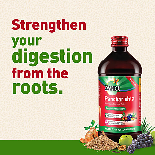 Zandu Pancharishta Ayurvedic Tonic - For Digestion, Acidity, Constipation & Gas Relief, 650 ml  For Acidity, Constipation