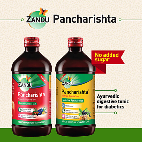 Zandu Pancharishta Ayurvedic Tonic - For Digestion, Acidity, Constipation & Gas Relief, 650 ml  For Acidity, Constipation