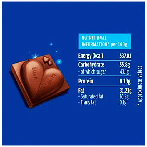 LuvIt Luscious Love Delights Milk Chocolate, 162 g  