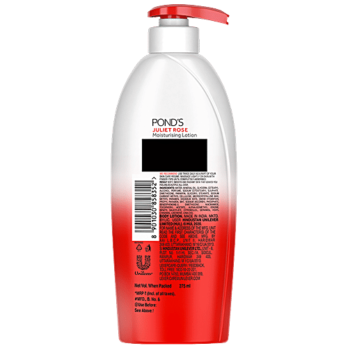 Ponds Juliet Rose Moisturising Lotion - Fragrant & Smooth Skin, 275 ml