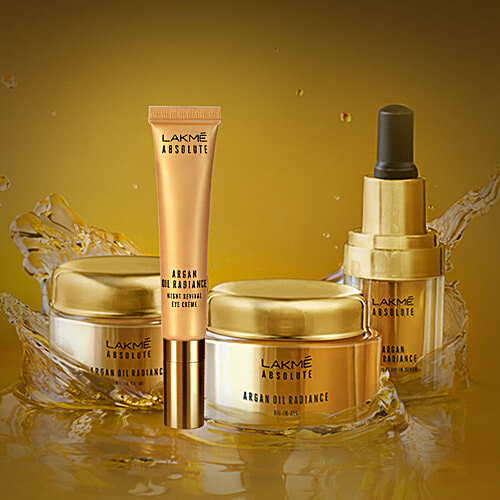 Lakme Absolute Argan Oil Radiance Night Revival Eye Creme, 15 g  