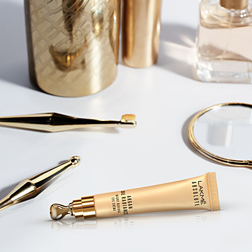 Lakme Absolute Argan Oil Radiance Night Revival Eye Creme, 15 g  