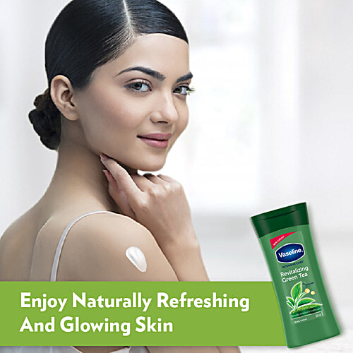 Vaseline Intensive Care Revitalising Green Tea Body Lotion - For Healthy Skin, + Vaseline Jelly, 100 ml