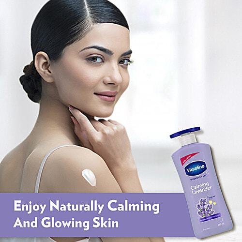 Vaseline Intensive Care Calming Lavender Body Lotion - For Healthy Skin, + Vaseline Jelly, 400 ml  