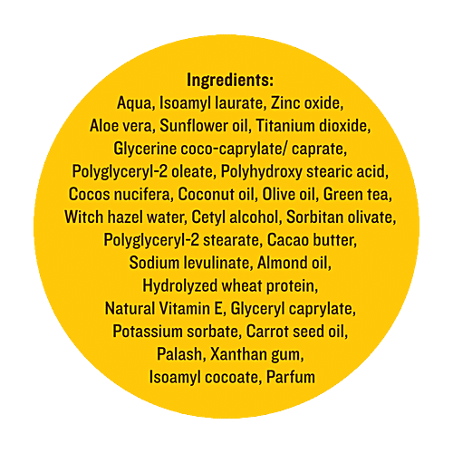 Soultree Ayurvedic Sun Protection Cream SPF 30 - Aloe & Green Tea, For Dry to Normal Skin, Paraben Free, 100 g Paraben Free