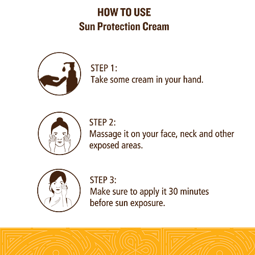 Soultree Ayurvedic Sun Protection Cream SPF 30 - Aloe & Green Tea, For Dry to Normal Skin, Paraben Free, 100 g Paraben Free