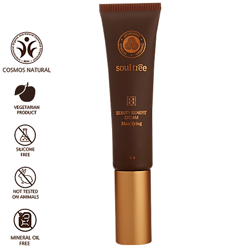 Soultree Ayurvedic Beauty Benefit Cream - Hazel Dew, 30 g  Silicone Free, Mineral Oil Free