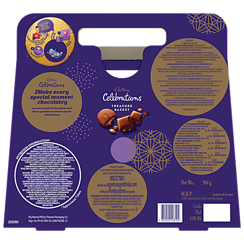 Cadbury Celebrations Treasure Basket Gift Pack, 504 g  