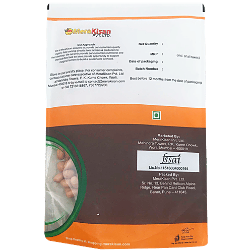 MeraKisan Organic Groundnut, 500 g Packet 