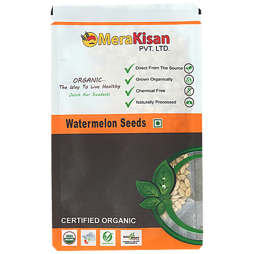 MeraKisan Organic Watermellon Seed, 100 g Packet 